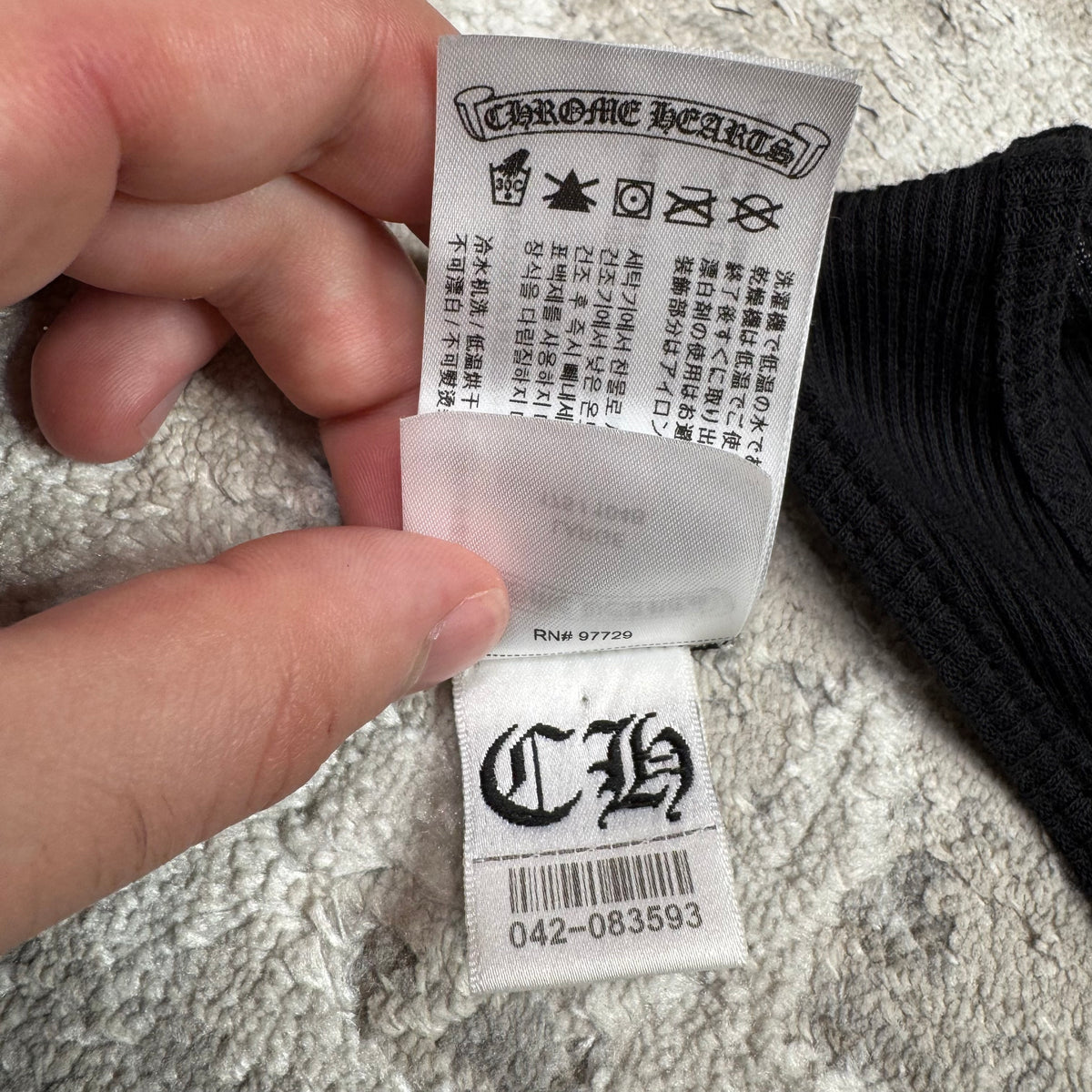 Chrome hearts cross tank top - Million Dollar Streetwear