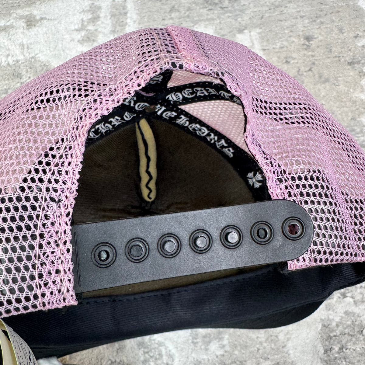 Chrome hearts pink ch Hollywood trucker hat - Million Dollar Streetwear