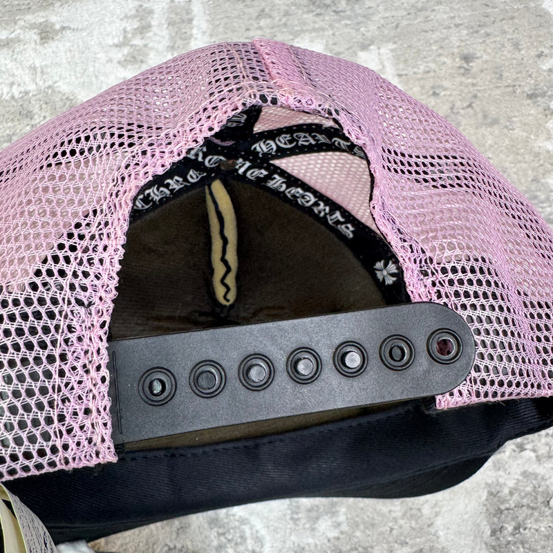 Chrome hearts pink ch Hollywood trucker hat - Million Dollar Streetwear