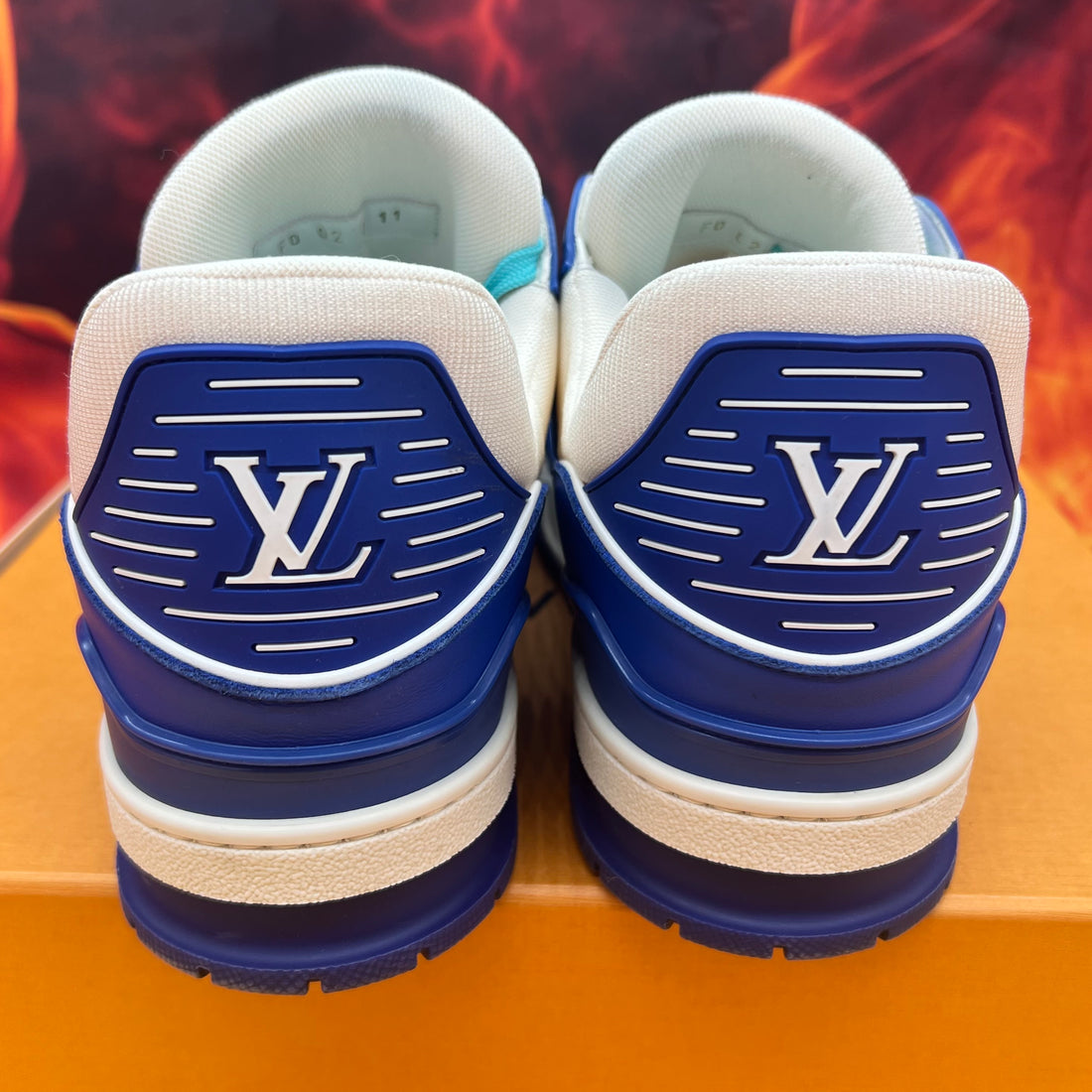 Louis Vuitton trainer low ‘sea blue’- LV 11/13M