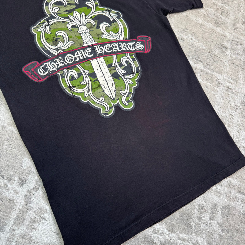 Chrome hearts vintage vine dagger short sleeve shirt - Million Dollar Streetwear