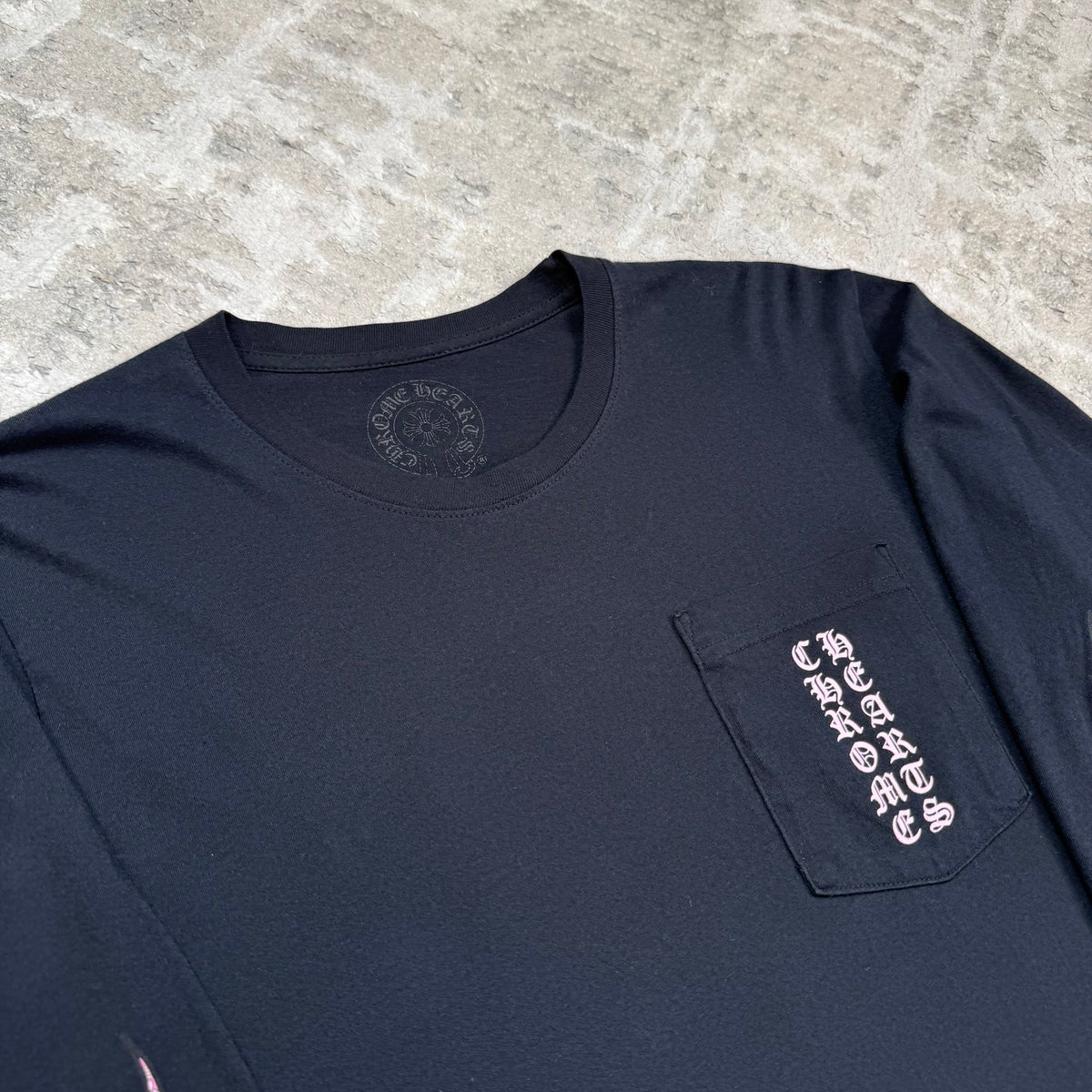 Chrome hearts flame vertical long sleeve shirt - Million Dollar Streetwear