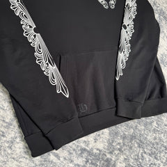 Chrome hearts horseshoe floral pullover hoodie - Million Dollar Streetwear