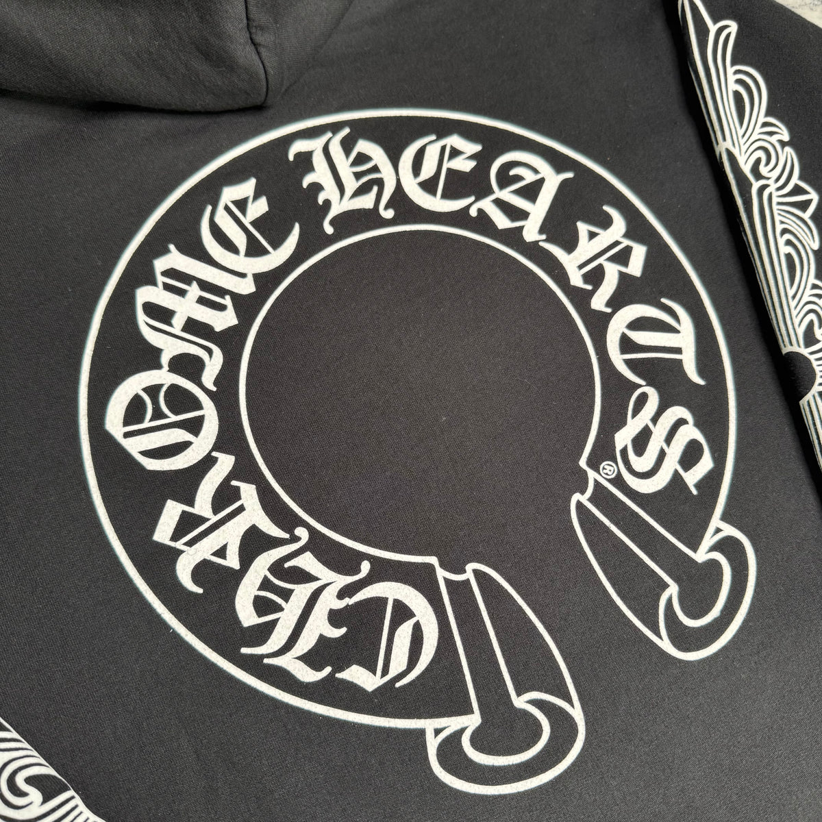 Chrome hearts horseshoe floral pullover hoodie - Million Dollar Streetwear