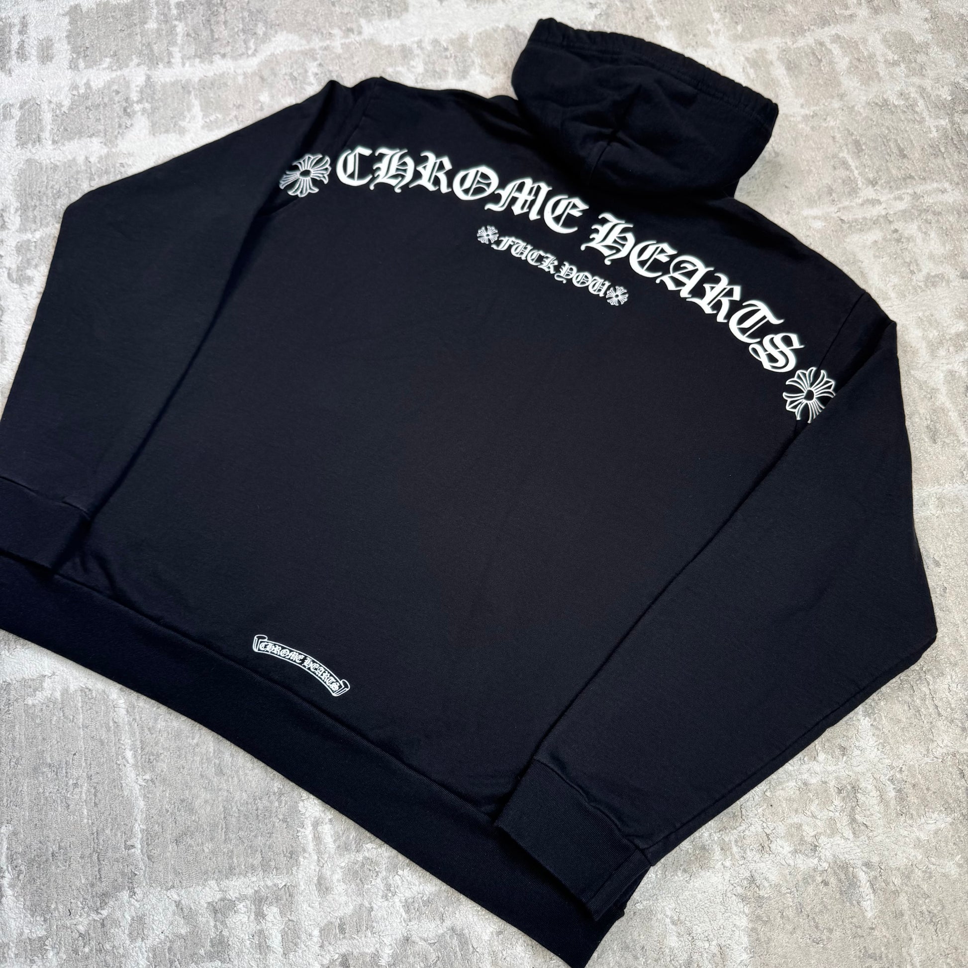 Chrome hearts t bar logo pullover hoodie - Million Dollar Streetwear