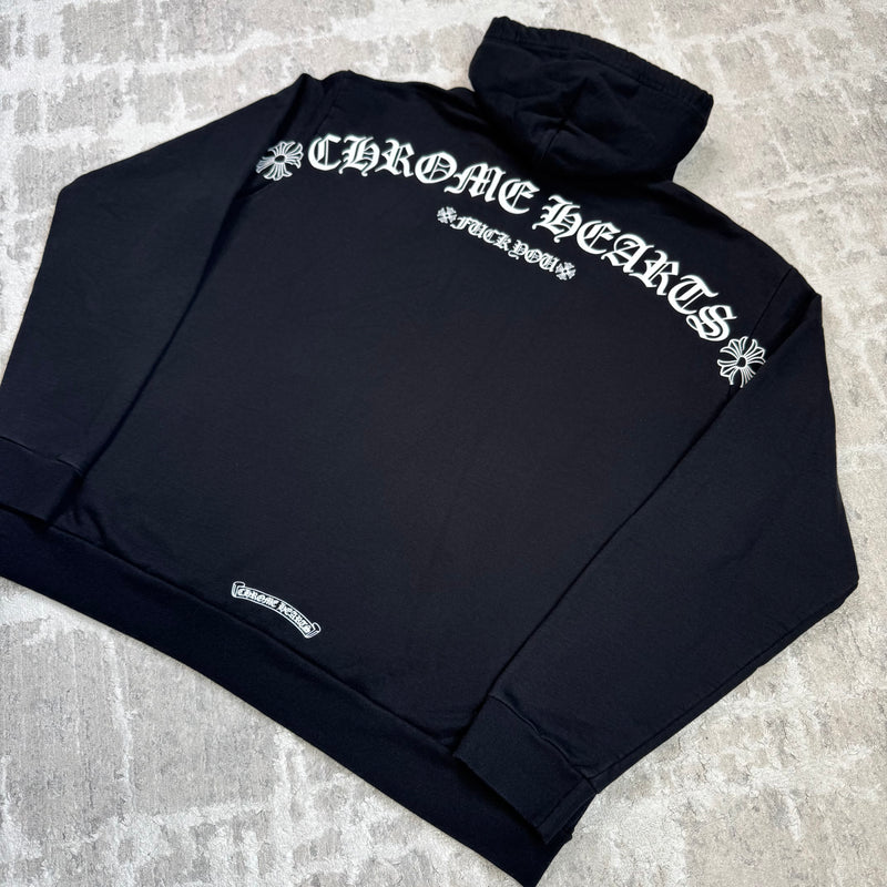Chrome hearts t bar logo pullover hoodie - Million Dollar Streetwear