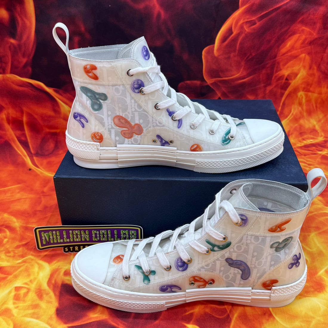 Dior b23 high ‘printed motif oblique galaxy’- 12M/45EU