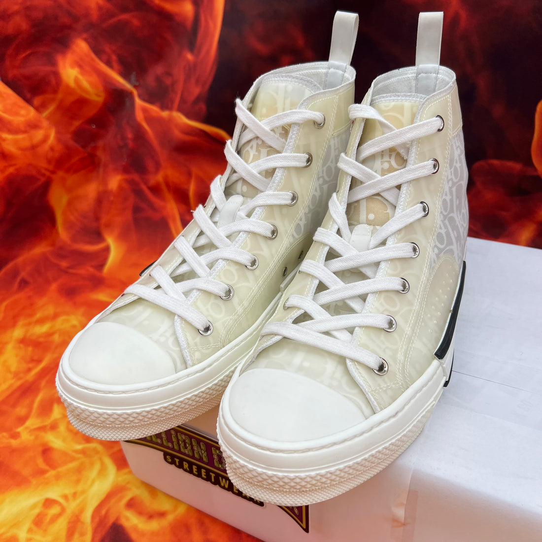Dior b23 high oblique ‘white’- 9M/42EU