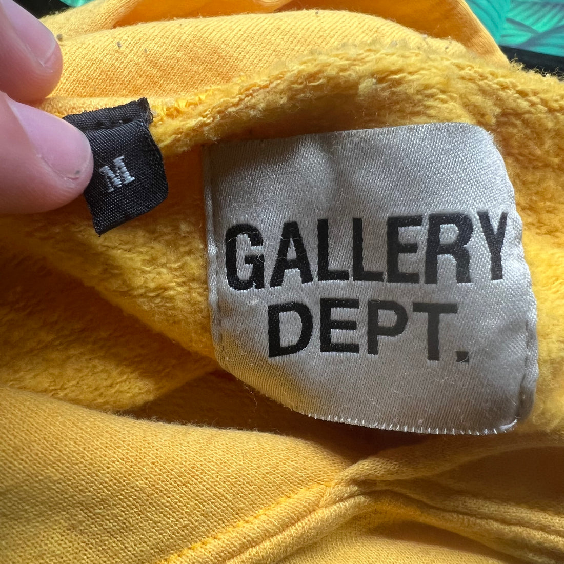 Gallery dept reversible hoodie- M