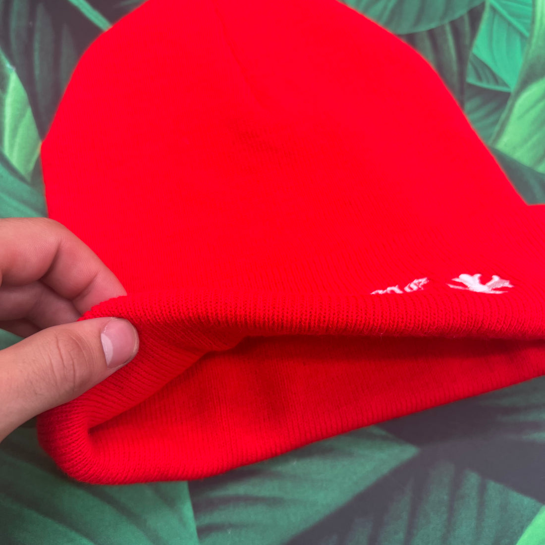 Chrome hearts logo beanie ‘red’