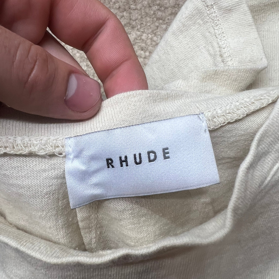 Rhude target wolf tee- L