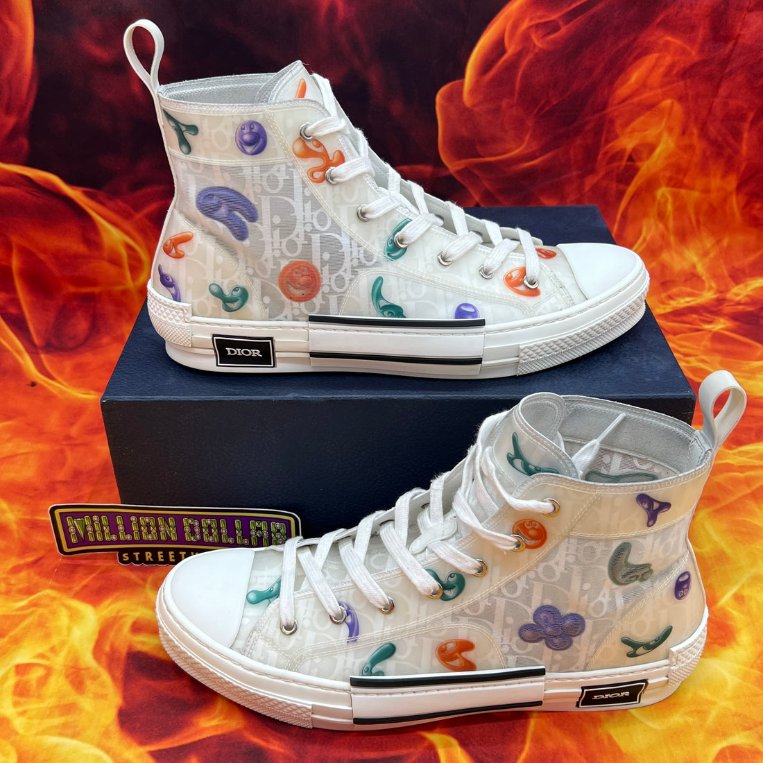 Dior b23 high ‘printed motif oblique galaxy’- 12M/45EU