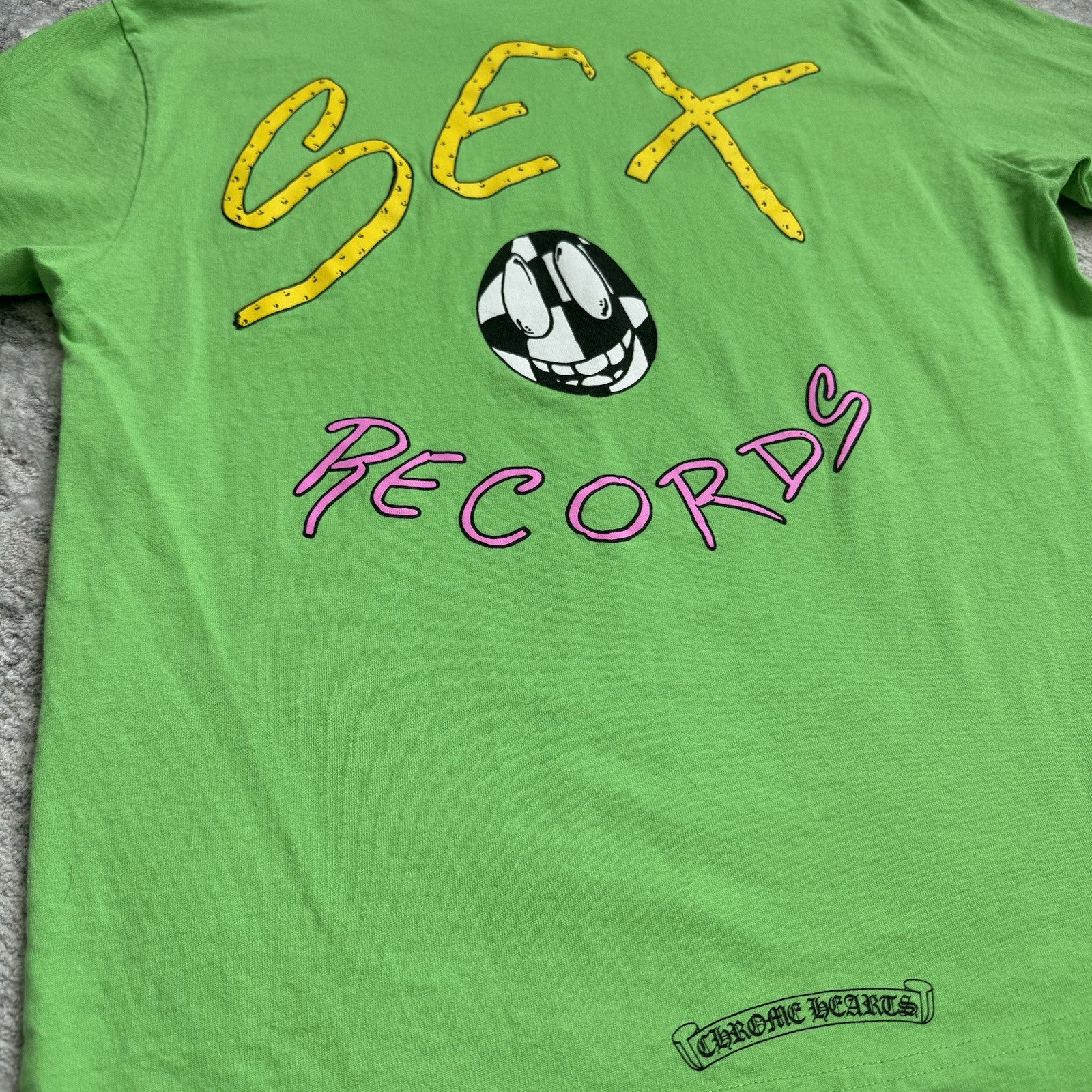 Chrome Hearts Matty Boy Sex Records Pocket Short Sleeve Tee 