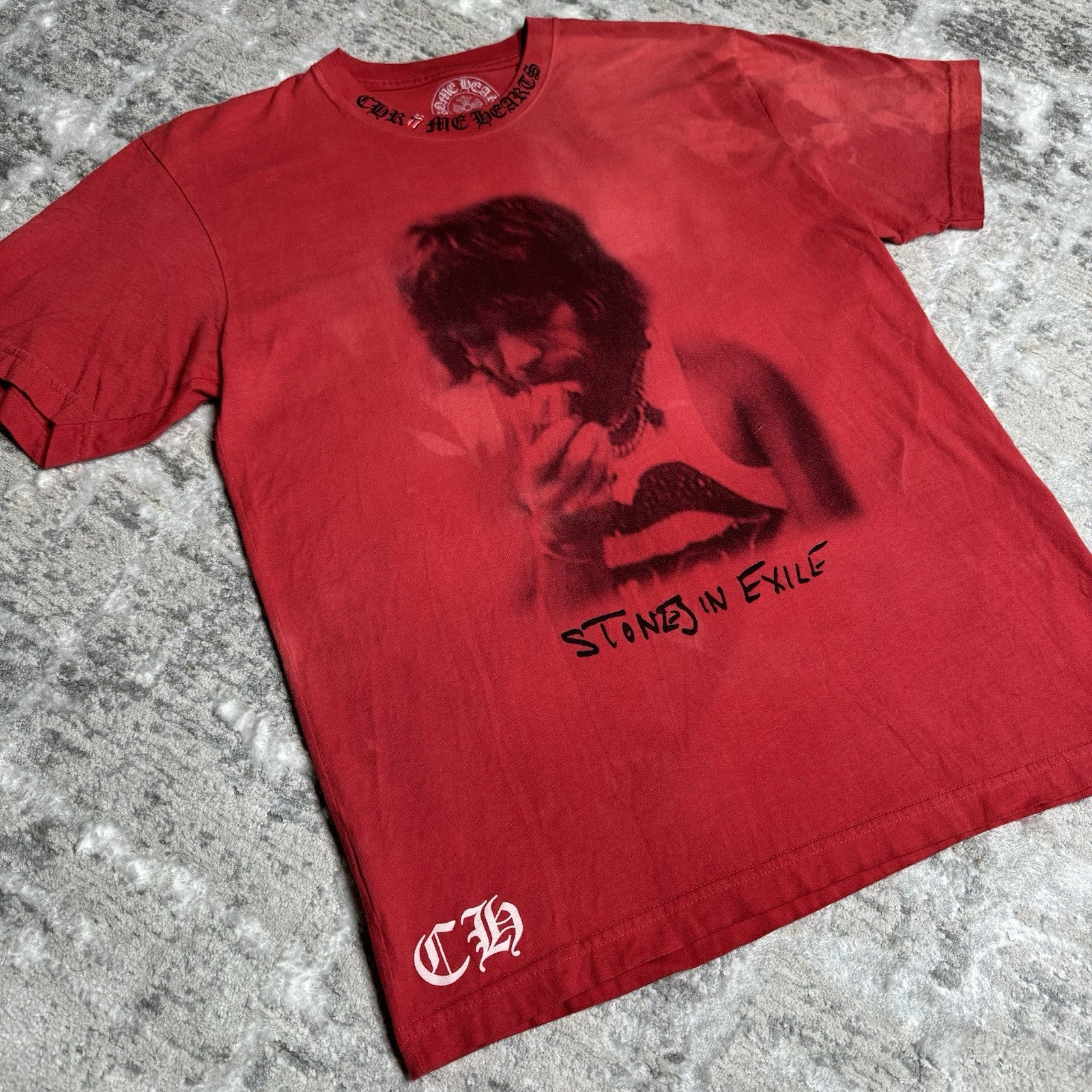 Chrome Hearts Rolling Stones Richard Stark ‘exile In Stones’ Short Sleeve Tee