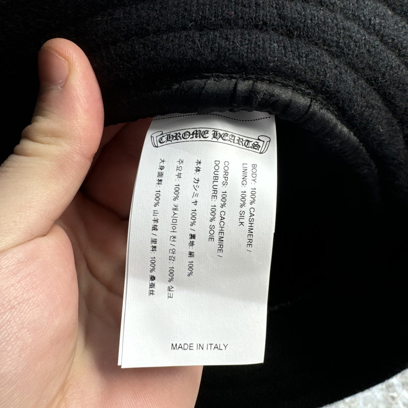 Chrome Hearts CH Cashemere Bucket Hat ‘navy’ 