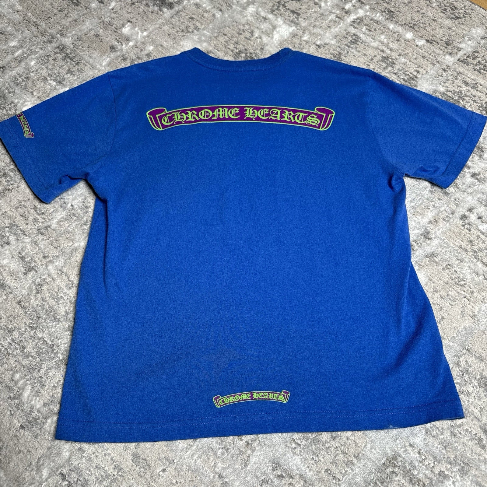 Chrome Hearts Scroll Logo Short Sleeve Pocket Tee 