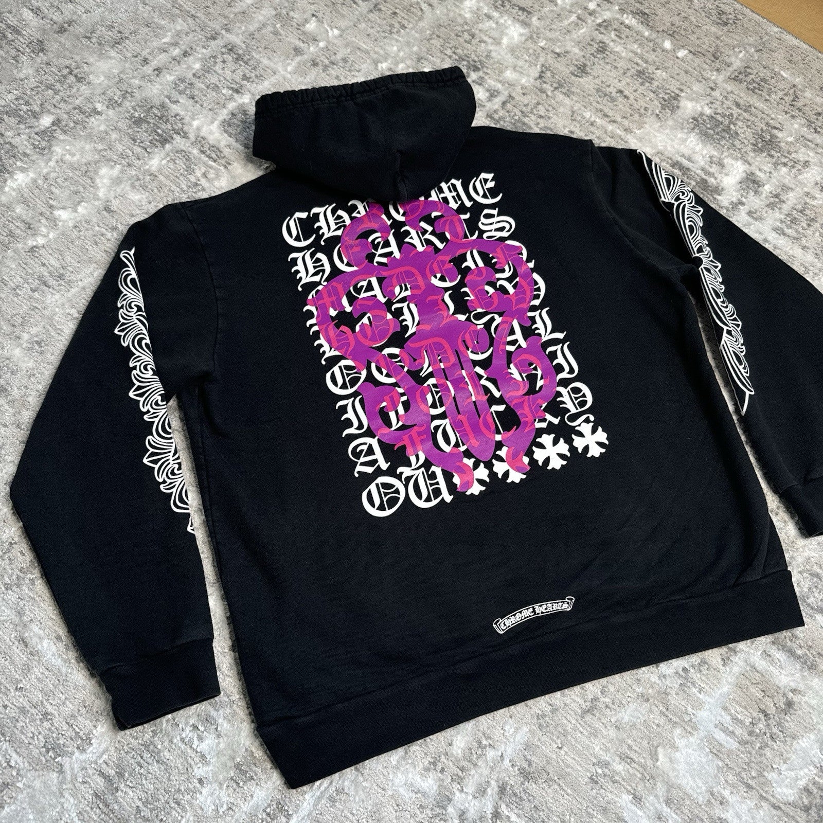 Chrome Hearts Dagger Eye Chart Pullover Hoodie 