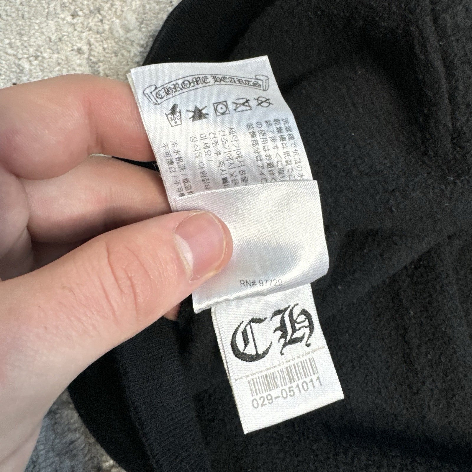 Chrome Hearts Dagger Eye Chart Pullover Hoodie 