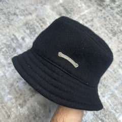 Chrome Hearts CH Cashemere Bucket Hat ‘navy’ 