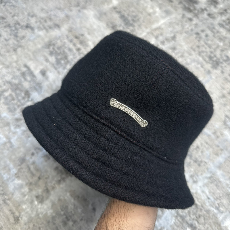 Chrome Hearts CH Cashemere Bucket Hat ‘navy’ 