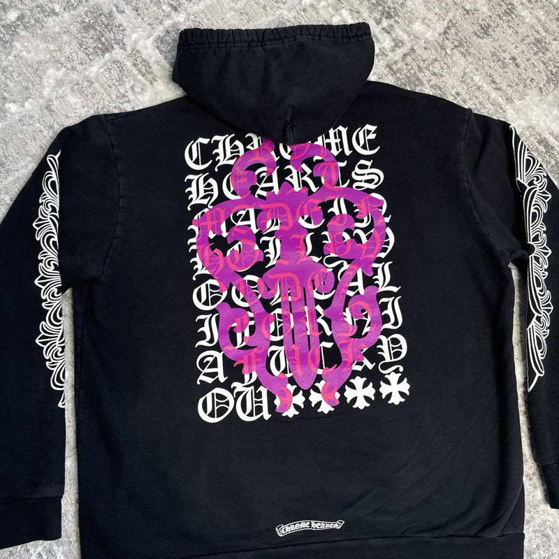Chrome Hearts Dagger Eye Chart Pullover Hoodie 