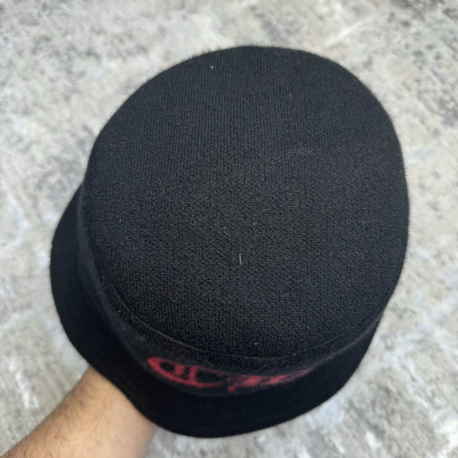 Chrome Hearts CH Cashemere Bucket Hat ‘navy’ 