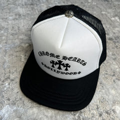 Chrome Hearts King Taco Triple Cross Trucker Hat ‘white’ 