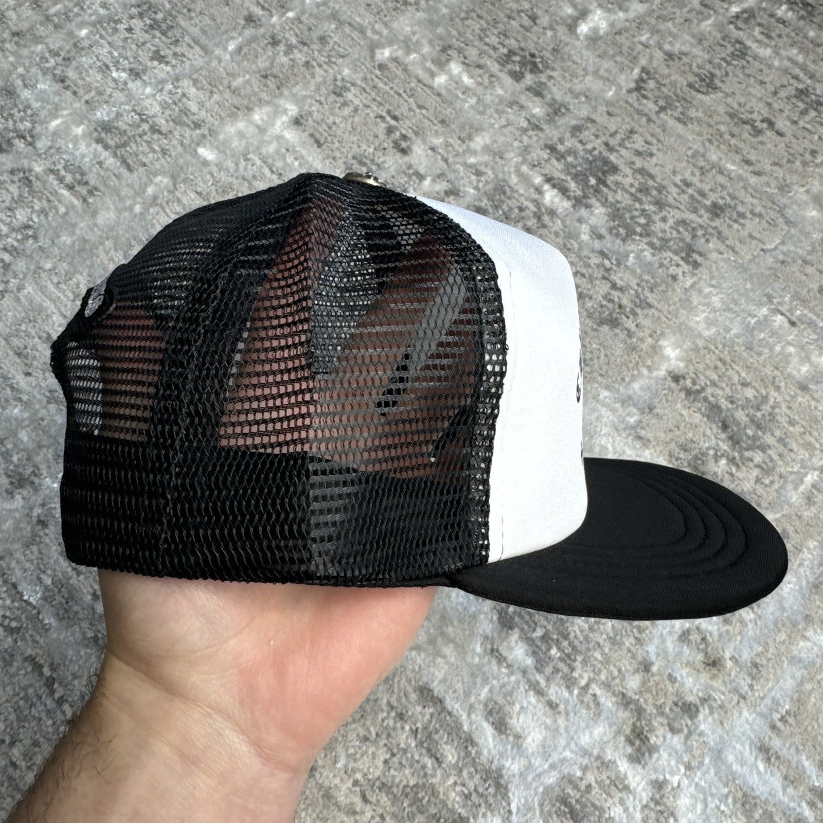 Chrome Hearts King Taco Triple Cross Trucker Hat ‘white’ 