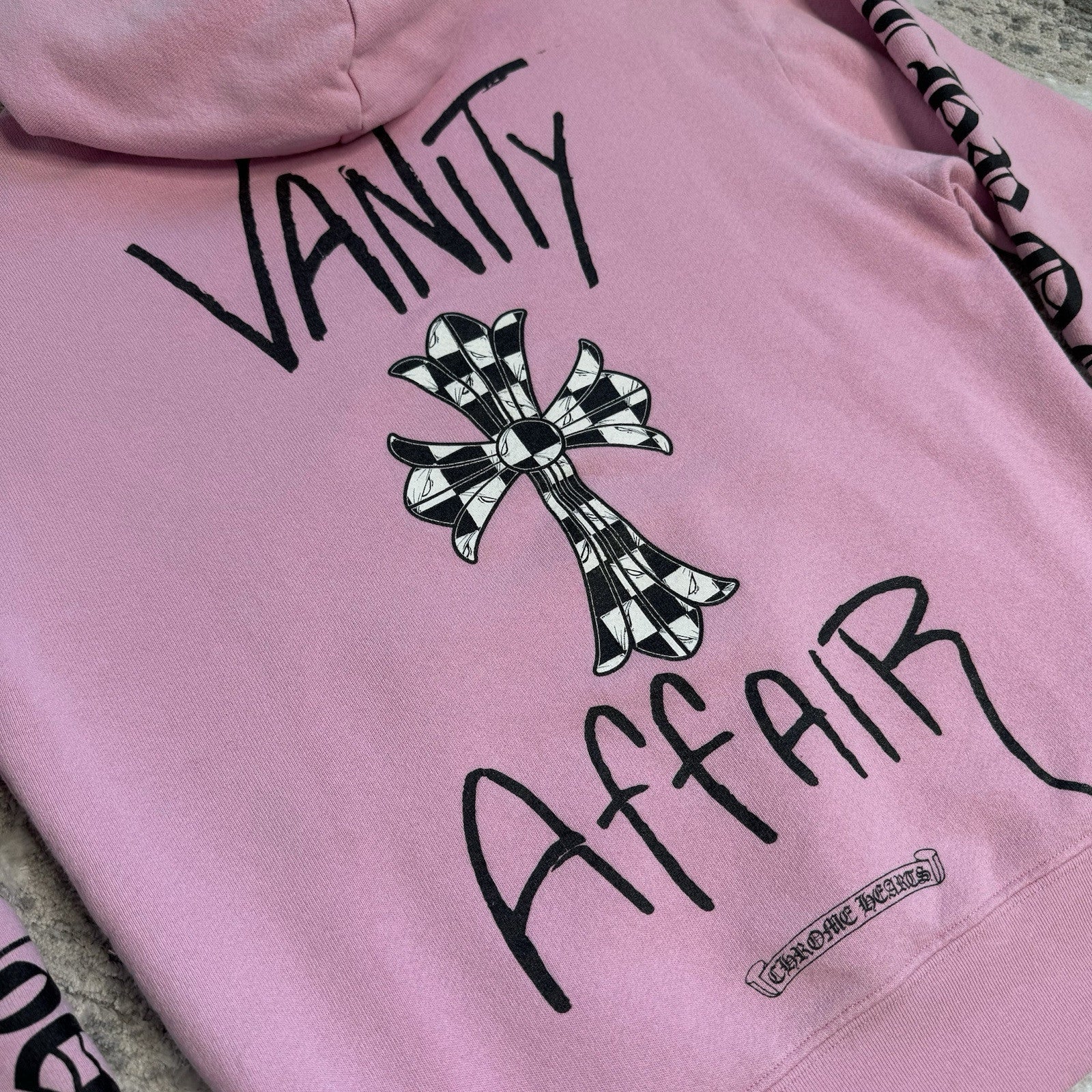 Chrome Hearts Matty Boy Vanity Affair Cross Pullover Hoodie 