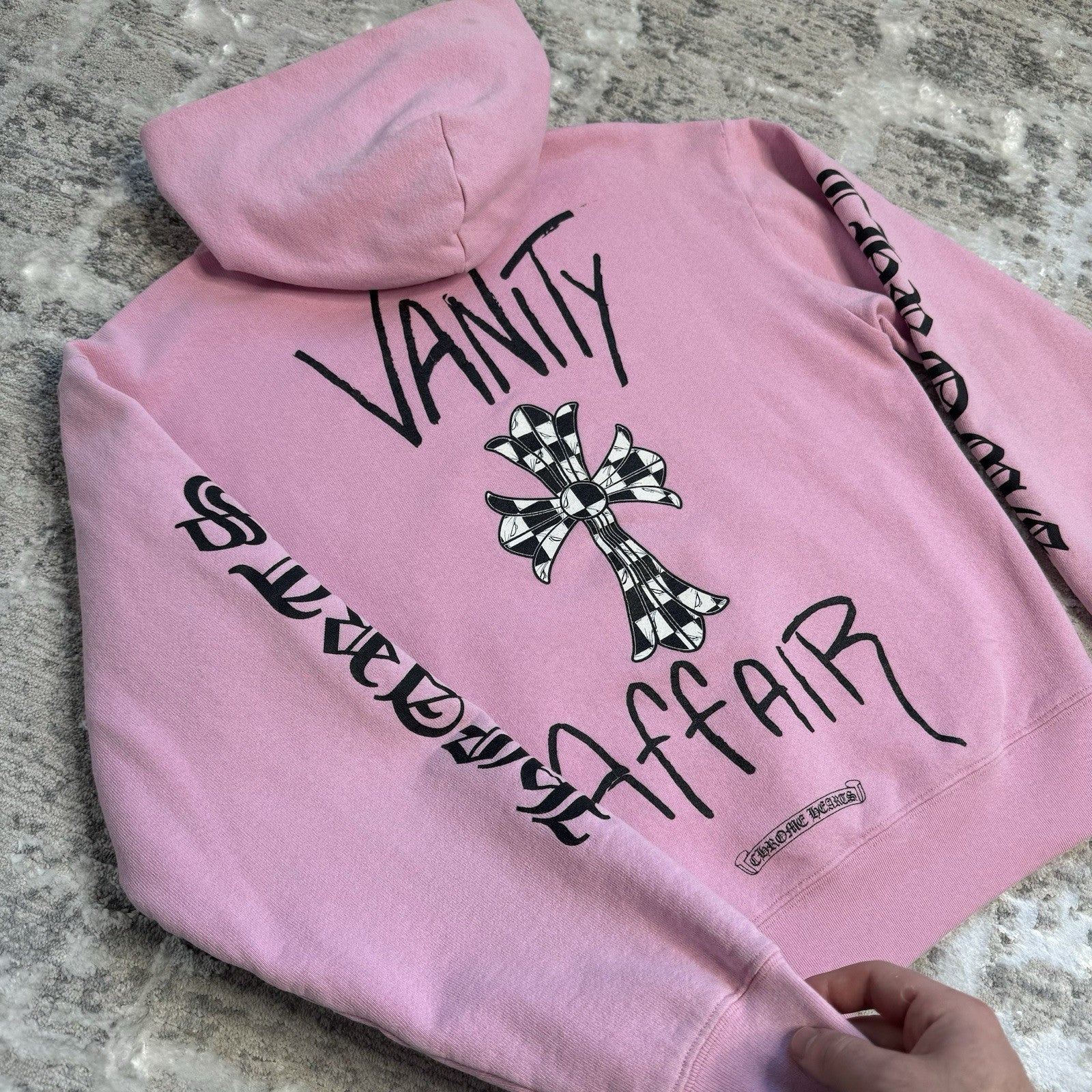 Chrome Hearts Matty Boy Vanity Affair Cross Pullover Hoodie 