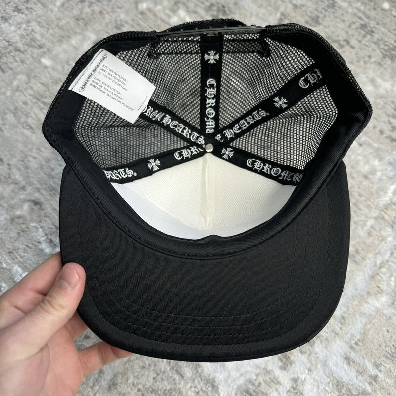 Chrome Hearts King Taco Triple Cross Trucker Hat ‘white’ 