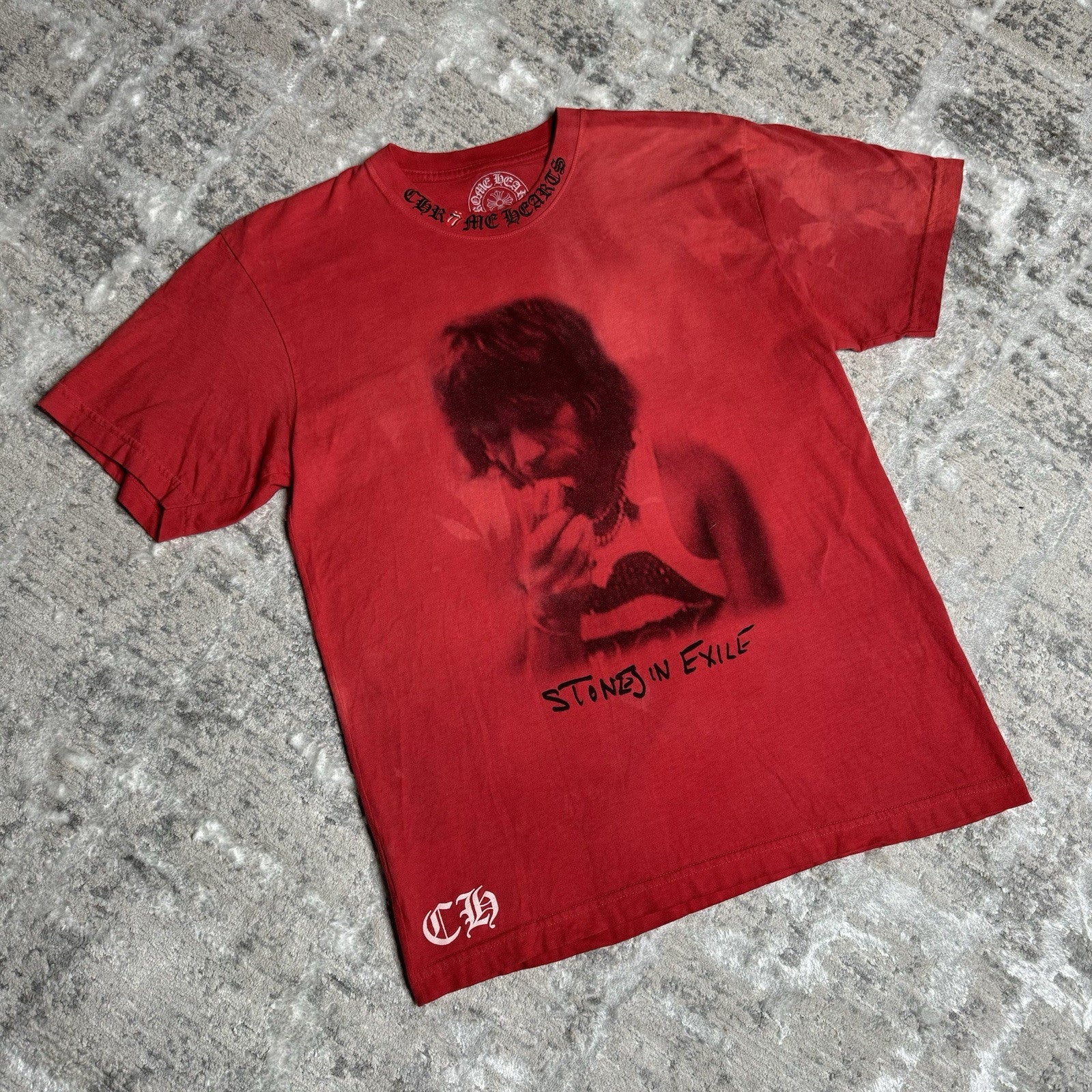 Chrome Hearts Rolling Stones Richard Stark ‘exile In Stones’ Short Sleeve Tee