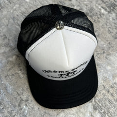 Chrome Hearts King Taco Triple Cross Trucker Hat ‘white’ 