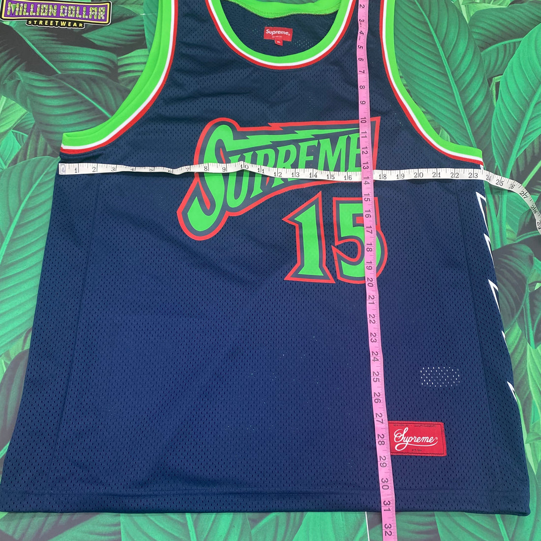 supreme bolt basketball jersey 白 XL