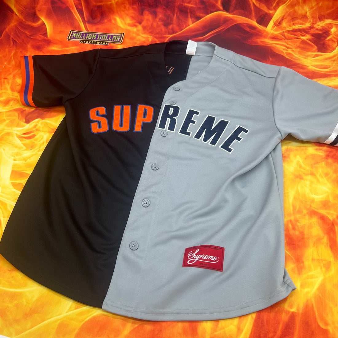 Supreme don't hate baseball jersey- S – Million Dollar Streetwear