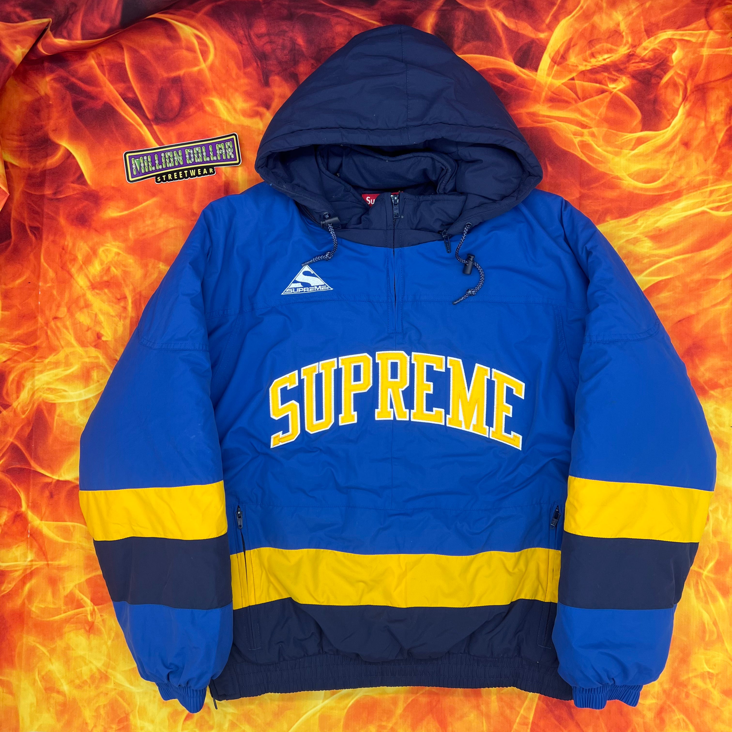 17AW Supreme Puffy Hockey Pullover M