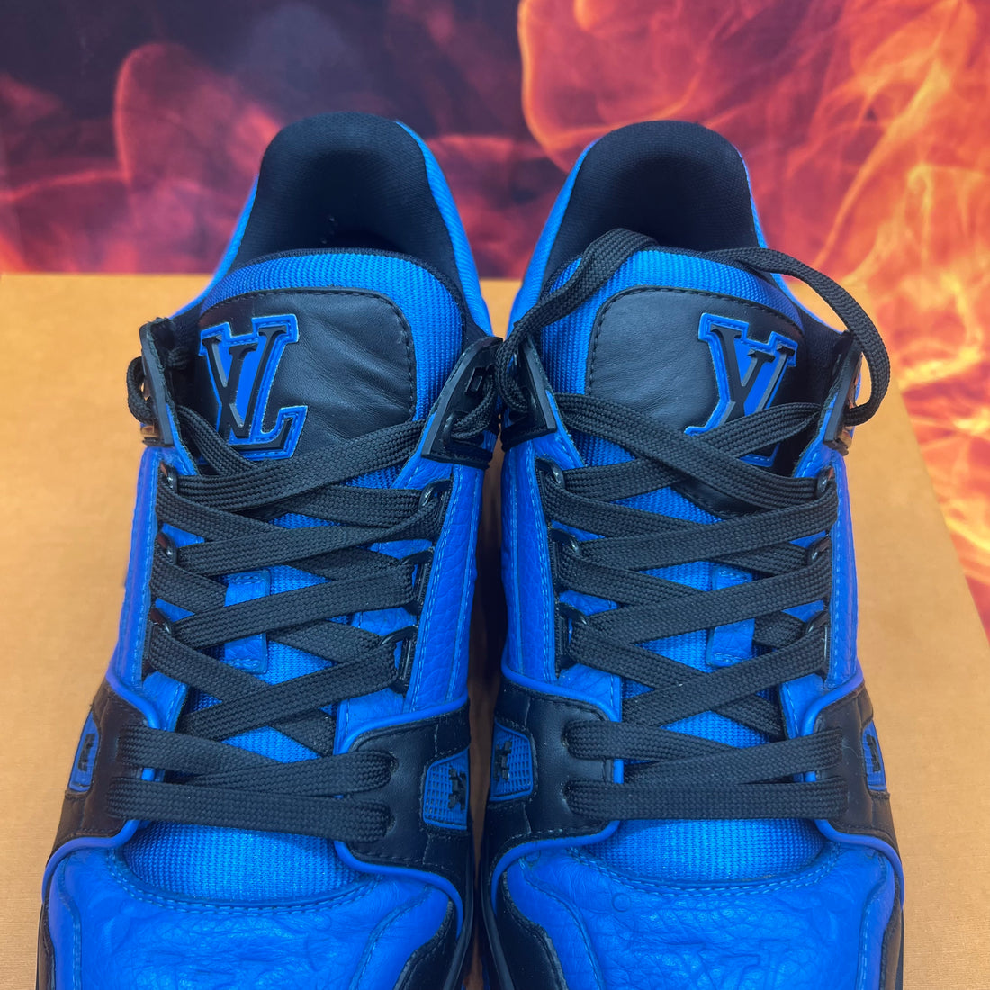 Louis Vuitton LV Trainer Sneaker Blue. Size 09.5