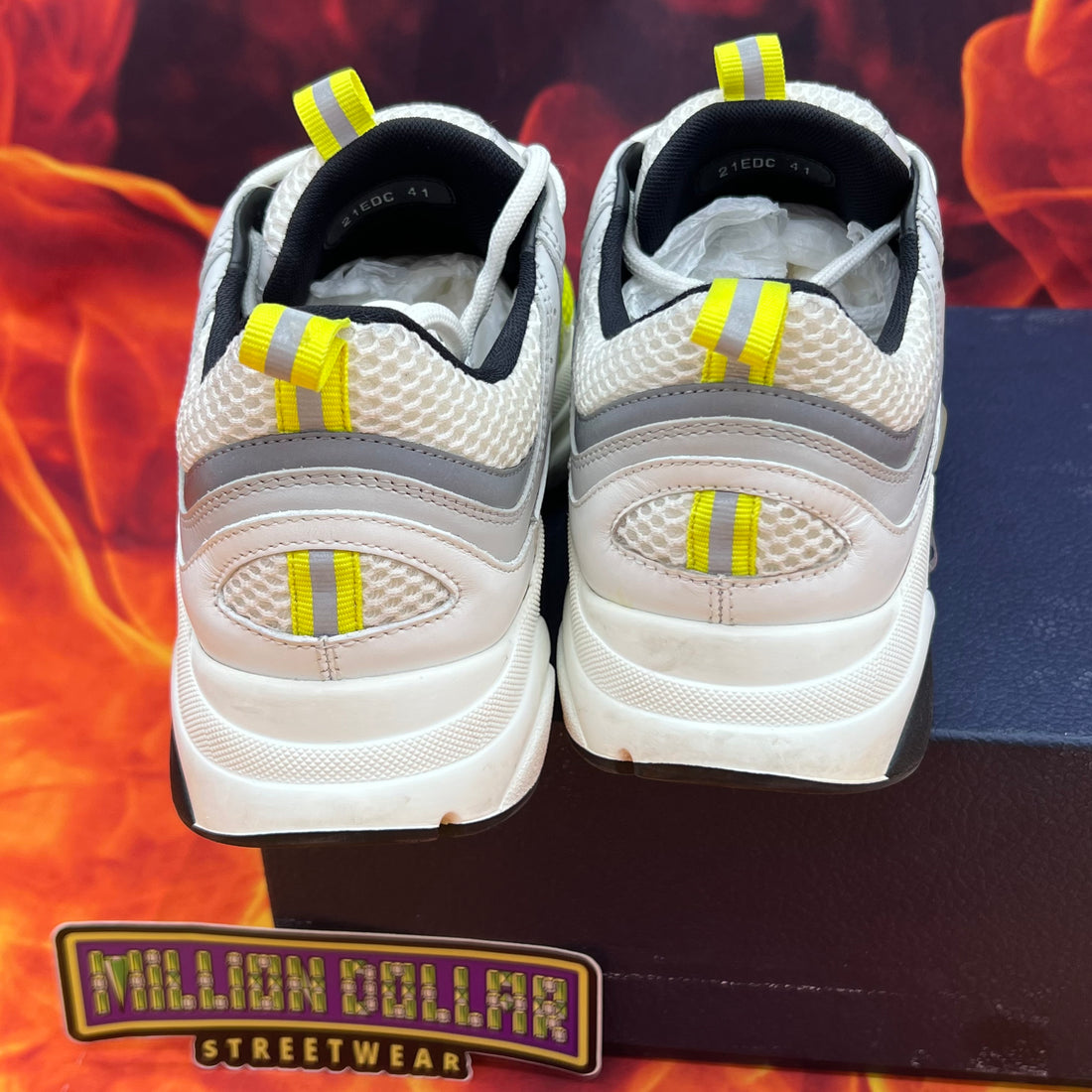 Dior b22 sneaker ‘white yellow’- 8M/41EU