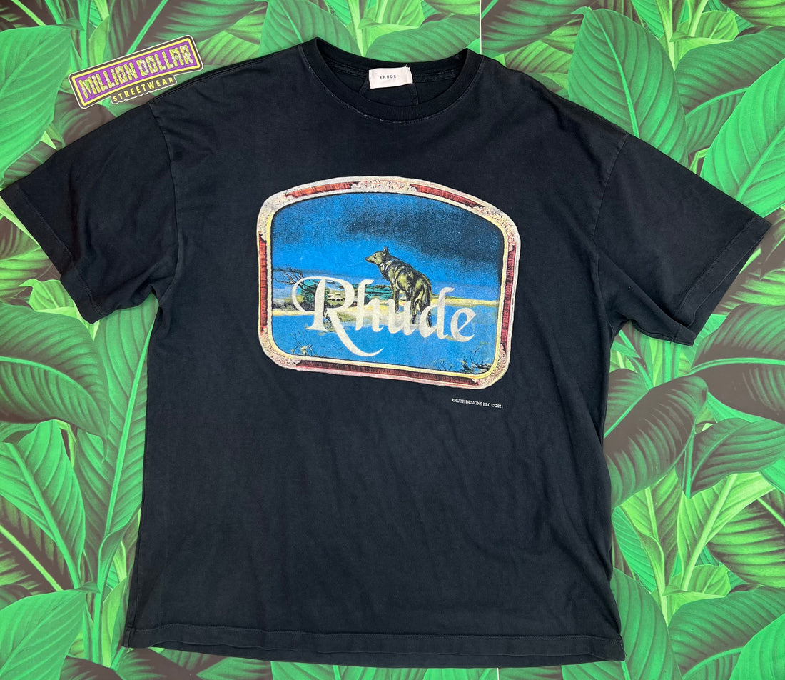 Rhude wolf tee- M