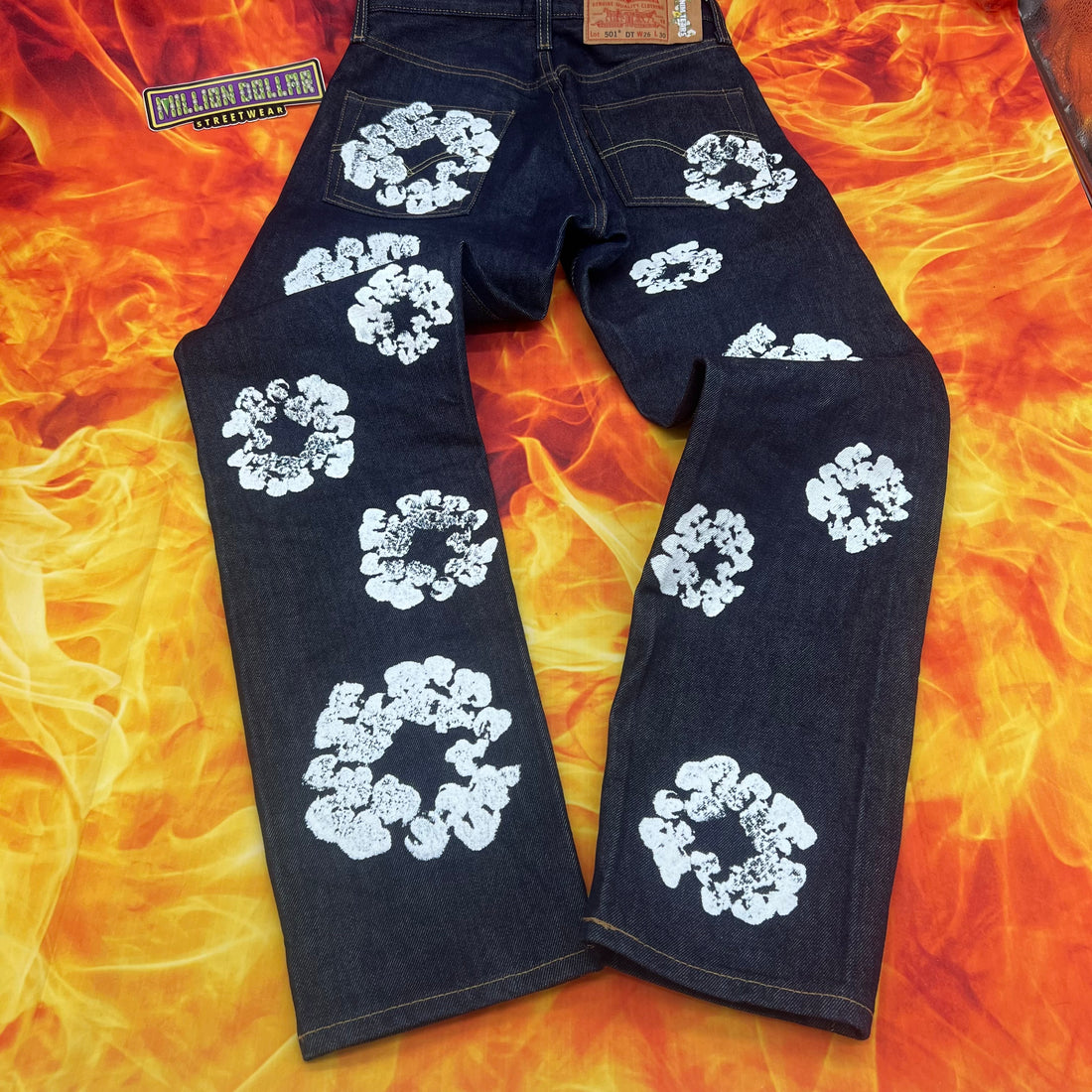 Denim tears x Levi’s cotton wreath jean- 26x30