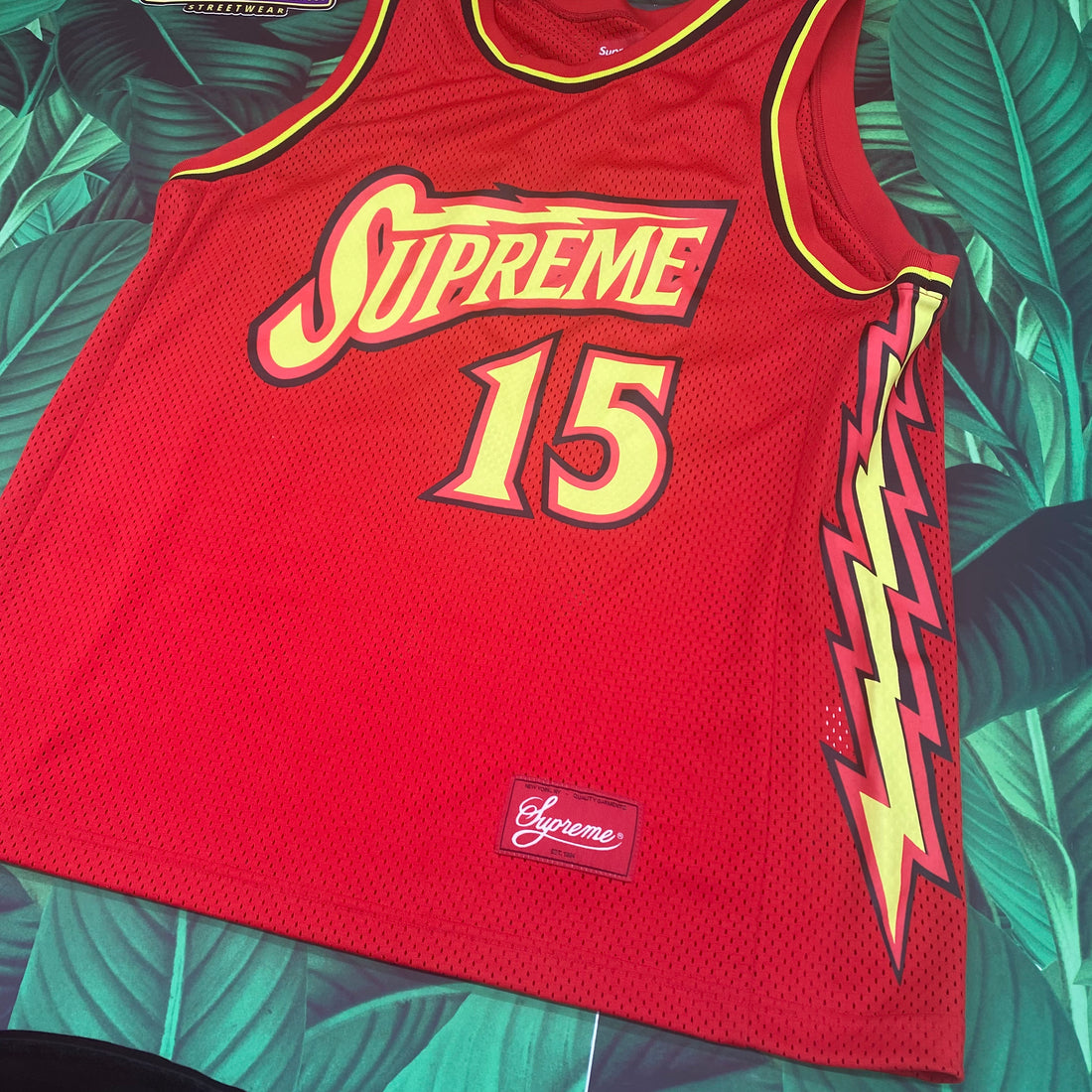 Supreme bolt basketball jersey- M – Million Dollar