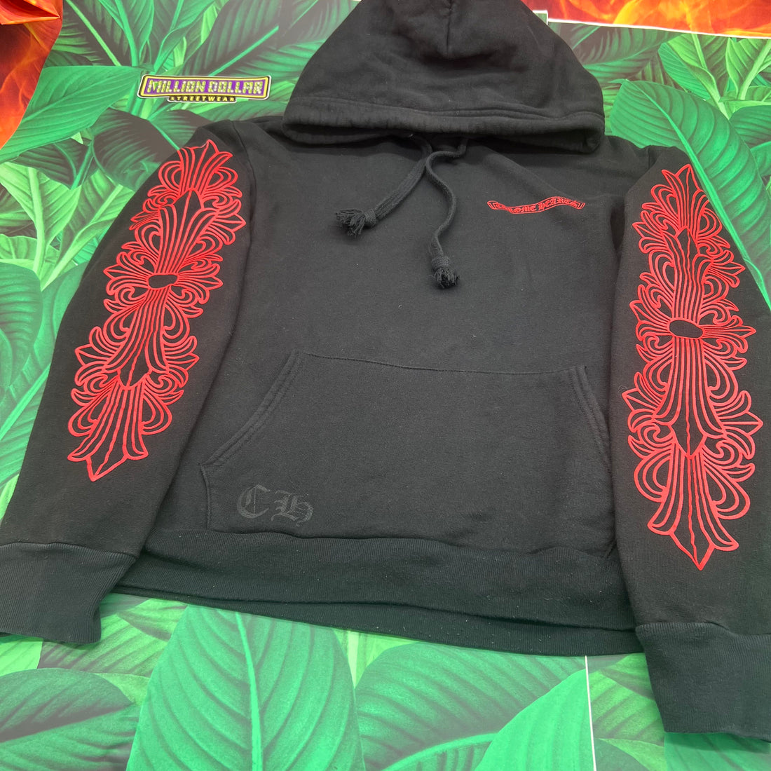 Chrome hearts floral online hoodie