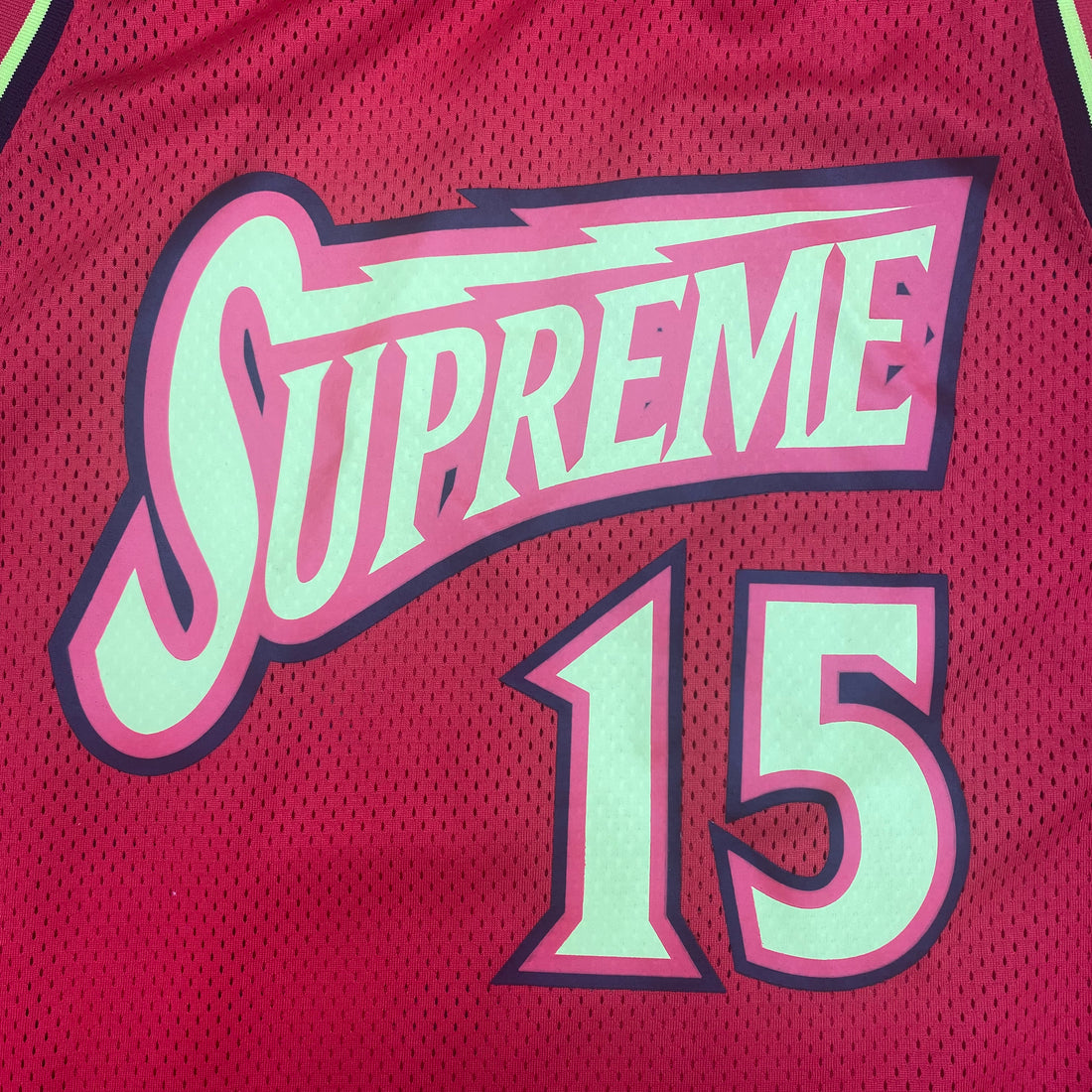 Supreme bolt basketball jersey- M
