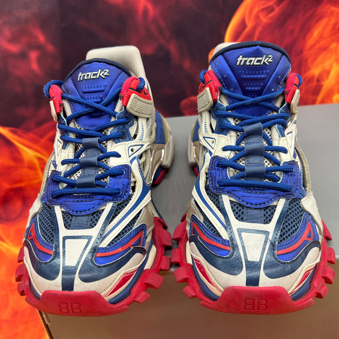 Balenciaga track 2025 2 blue red