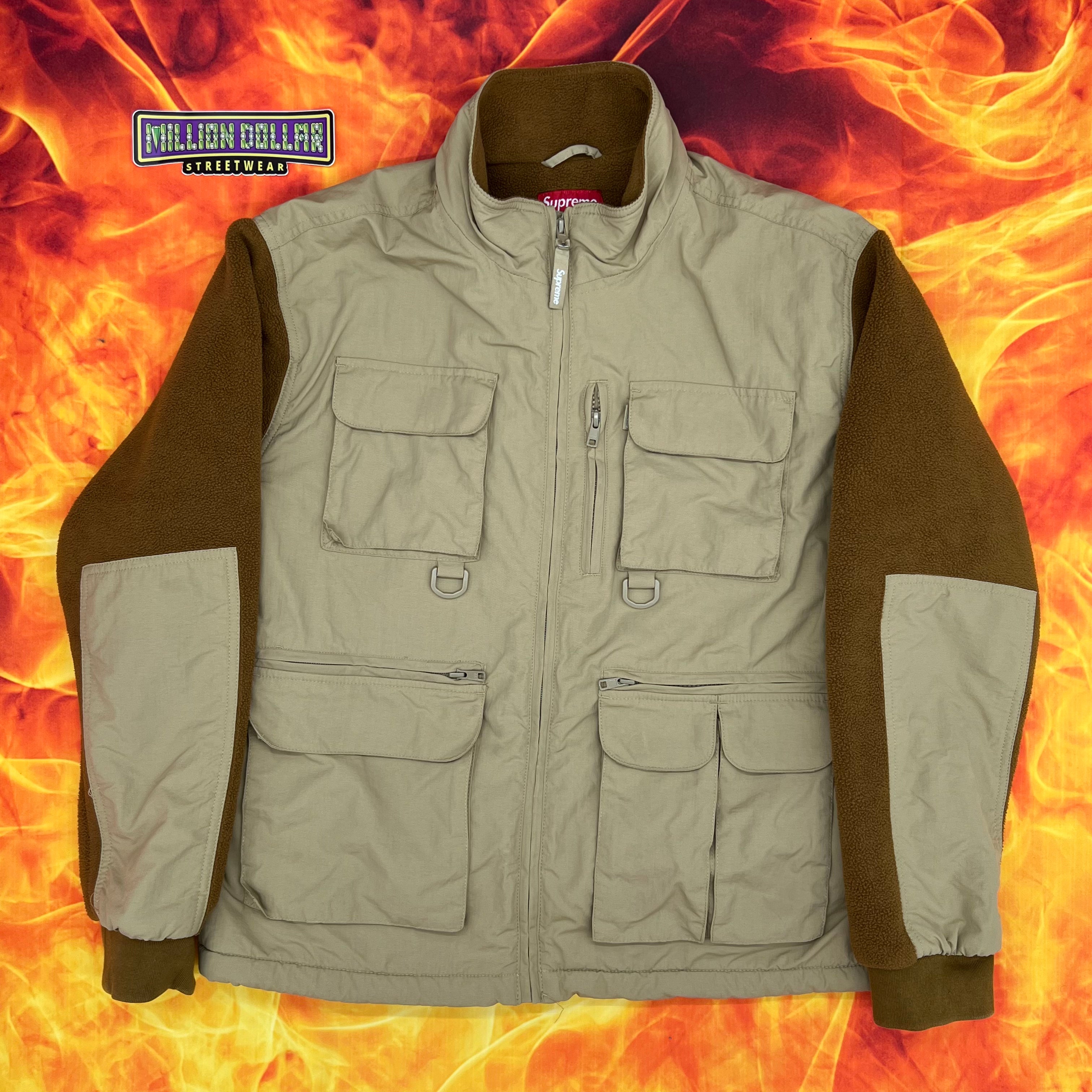 supreme upland fleece jacket M-
