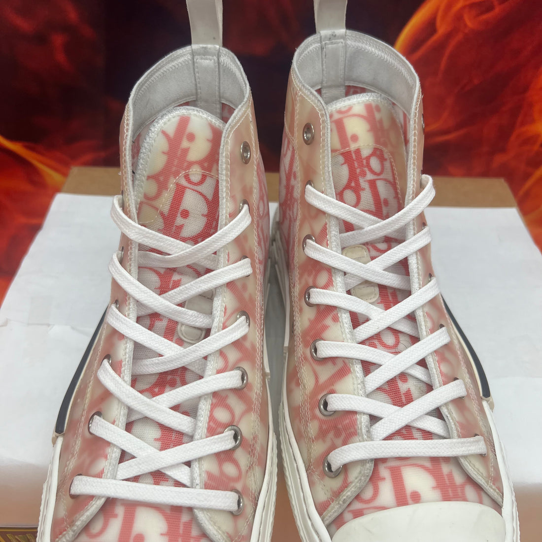 Dior b23 high oblique sneaker- 8M/41EU