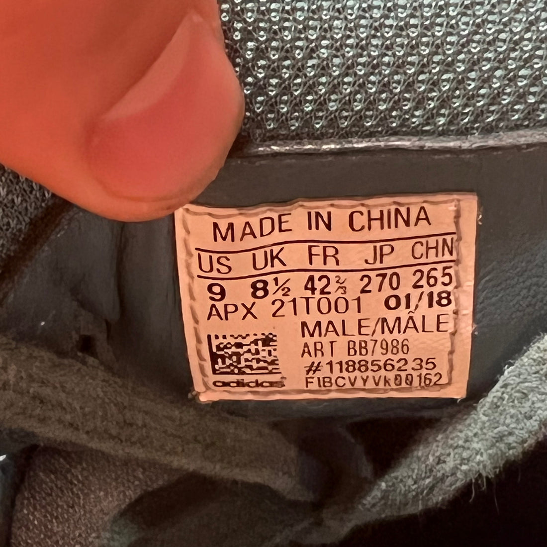 Raf Simon’s replicant Ozweego black colonial blue- 9M