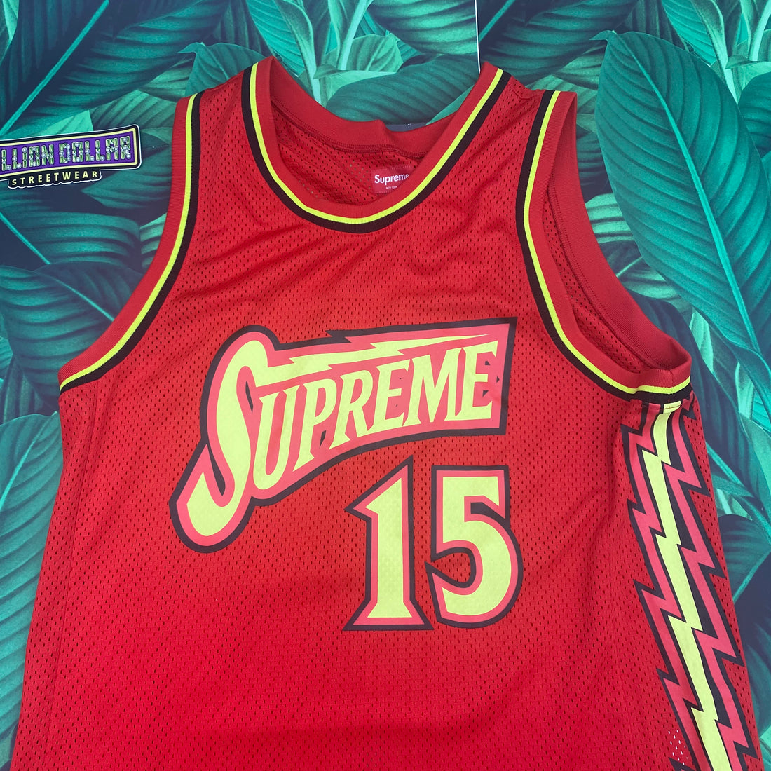 Supreme bolt basketball jersey- M