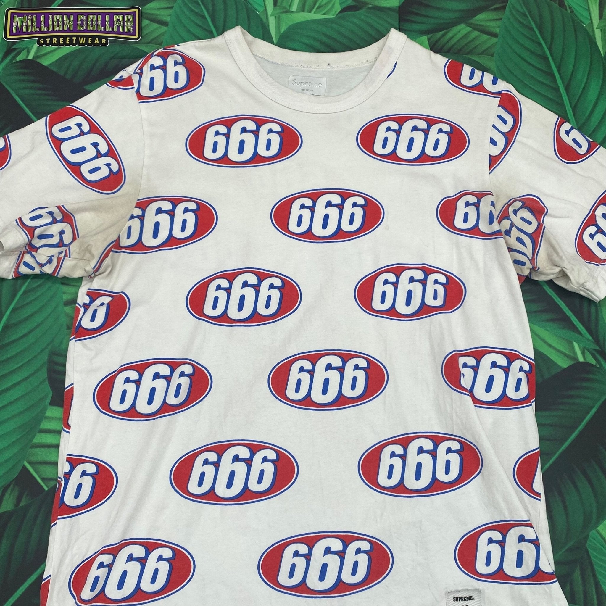 Supreme store 666 tee