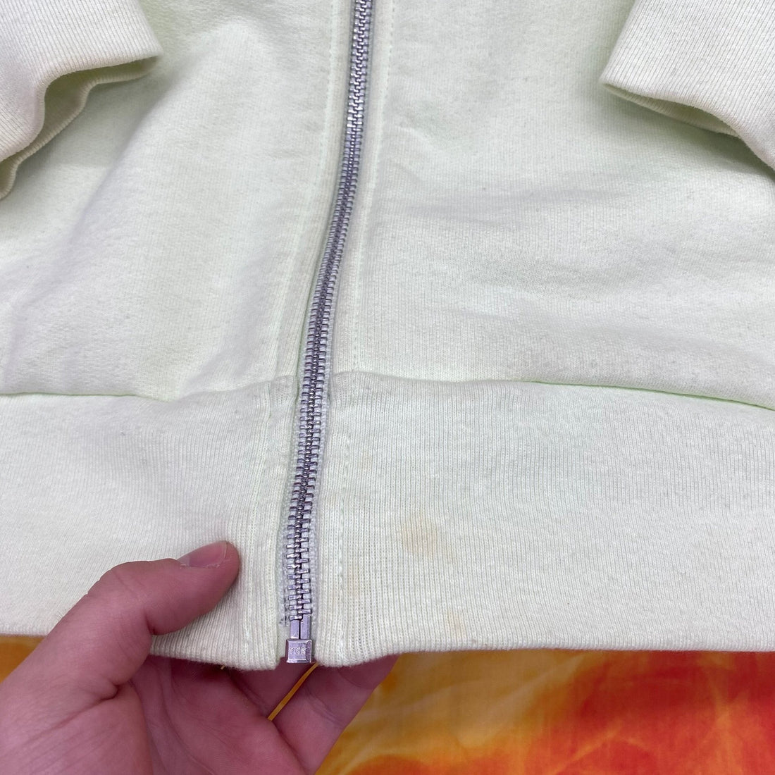 Pre-owned Supreme Arc Logo Thermal Zip Up Sweatshirt Camo M Fw12 Hoodie In  Multicolor